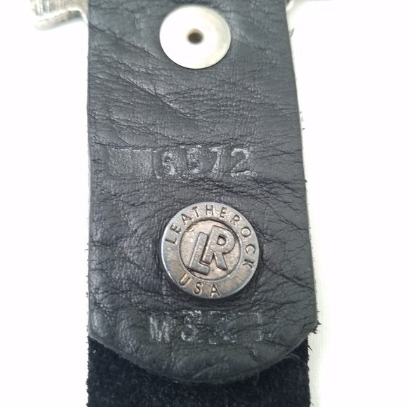 Leatherock Belt Cross Buckle Swarovski Crystals - Picture 8 of 8